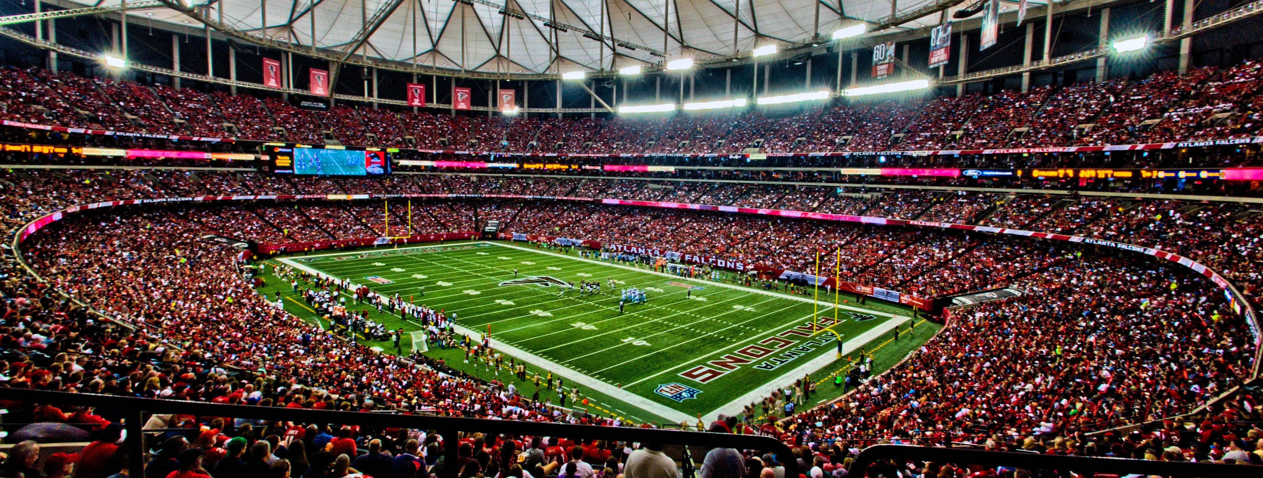 Georgia Dome, Atlanta Falcons football stadium - Stadiums of Pro